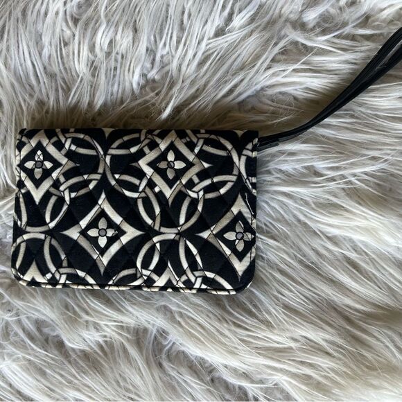 Vera Bradley Black & White Wallet - Picture 3 of 4